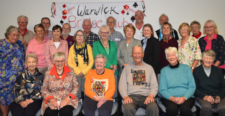 Warwick Bridge Club members 2018